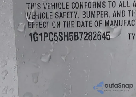 2011 Chevrolet Cruze Ls из США, поврежденный, VIN 1G1PC5SH5B7282645